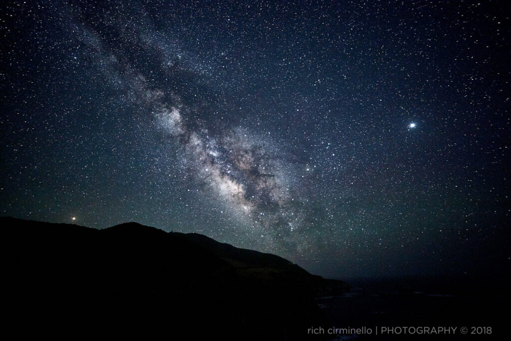 Night sky photography of the Milky Way
